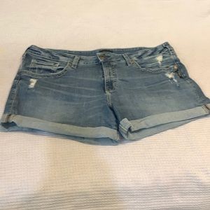 EUC Silver Jeans shorts
